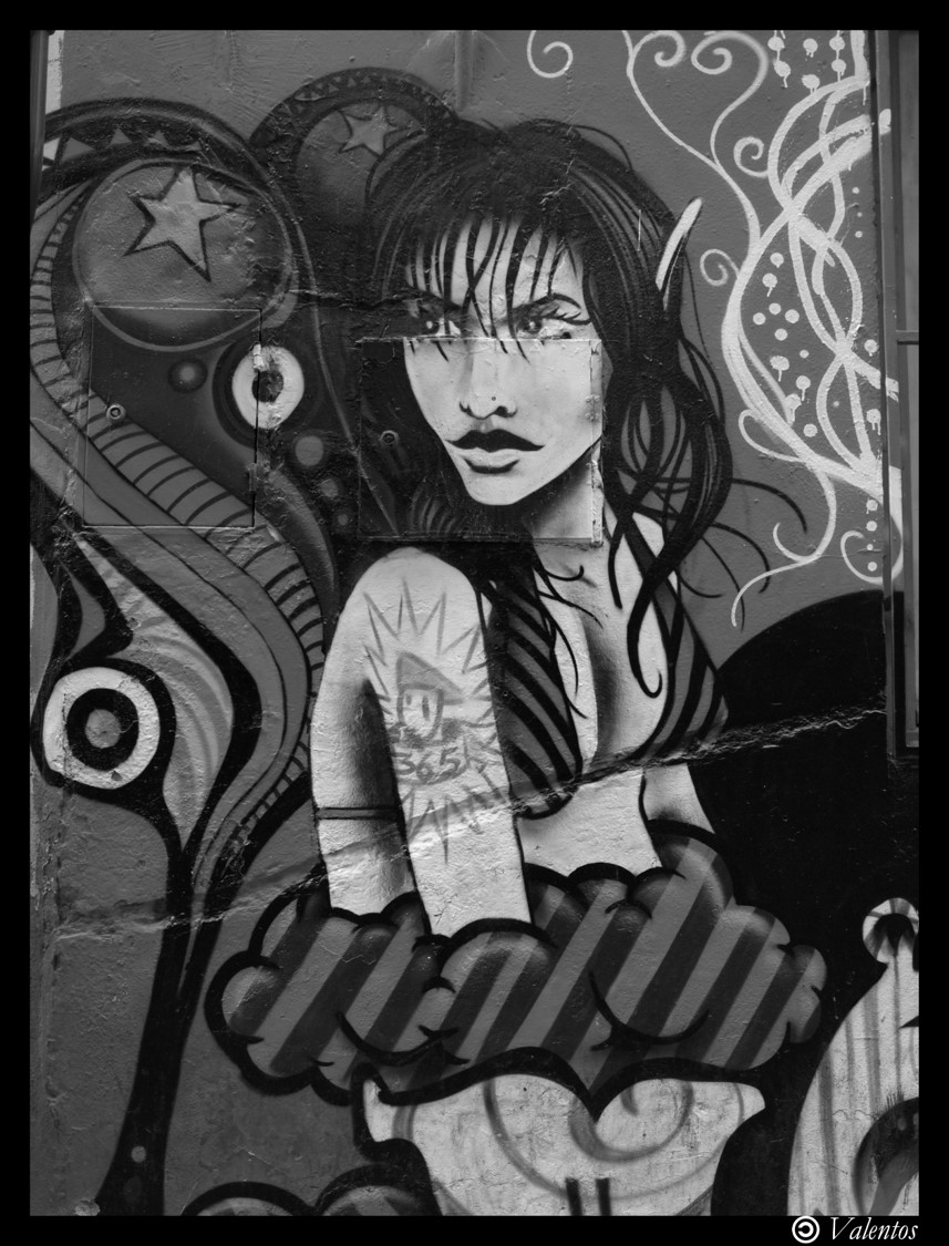 Mujer grafiti - 2007